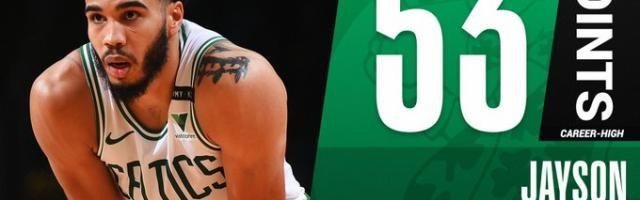 53分！低迷绿军逼出最强塔图姆 生涯之夜有惊无险