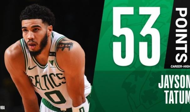 53分！低迷绿军逼出最强塔图姆 生涯之夜有惊无险